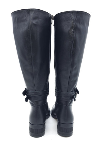 Жіночі чоботи єврозима чорні шкіряні MR-22-1 26 см (р) Morento (271828052)