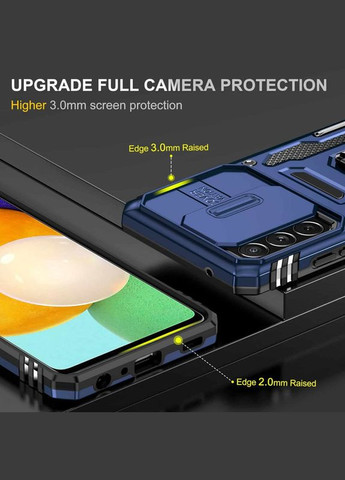 Ударостійкий чохол Camshield Army Ring для Samsung Galaxy A33 5G Navy Blue No Brand (344465082)