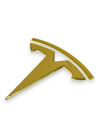 Эмблема на капот металла Тесла Модел Y значок на капот Model Y, золото Tesla (354698649)