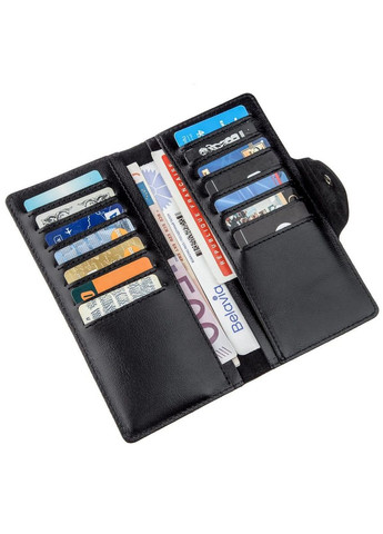 Гаманець чоловічий вертикальний зі шкіри Алькор на кнопках 16173 Shvigel (331907394)