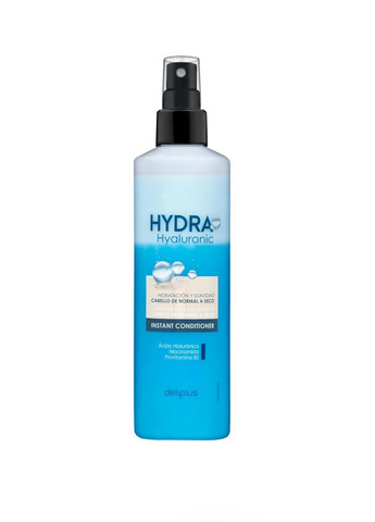 Двухфазный кондиционер-спрей Hydra Hyaluronic, который не смывается для нормальных и сухих волос. Deliplus (293510512)