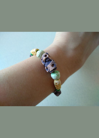 Керамічний браслет ручної роботи №8 Коти&Ангели (302450866)