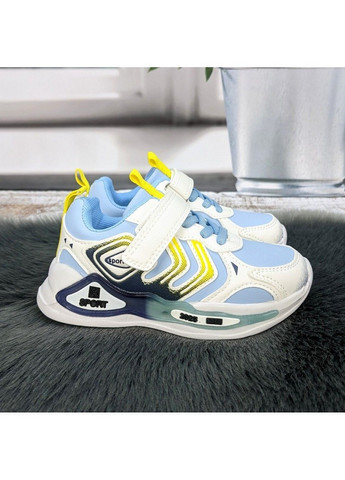 Голубые демисезонные кроссовки подростковые Леопард