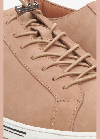 Бежеві кеди низькі, колір бежевий Estro