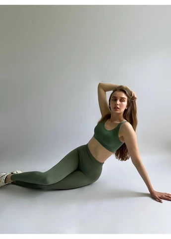 Лосини жіночі гладенькі легінси Pushup лосіни пушап широкий пояс висока посадка Seli No Brand (395640171)