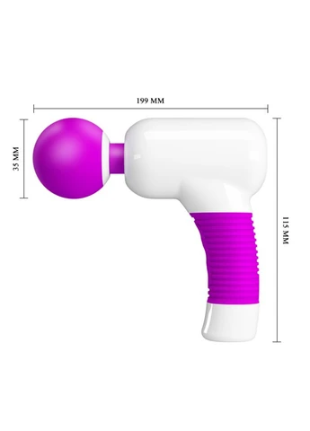 Ручний вібромасажер для жінок Super Power Massager Pink Pretty Love (402331394)