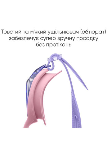 Детские очки для плавания Ertan JR Anti-fog Розовый Фиолетовый Renvo (323203671)