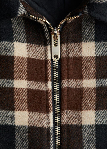 Коричнева демісезонна куртка H&M