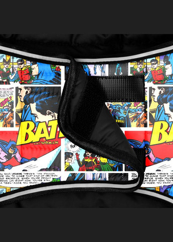 Курточка-накидка для собак Clothes, малюнок "Бетмен комікс",, А 32 см, B 41-51 см, С 23-32 см WAUDOG (279567170)