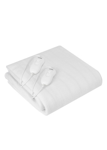 Электрическая простыня MS 7420 (150х160 см, двуспальная, 2 х 60 Вт, шнур съемный, машинная стирка, белая) Mesko (311196734)