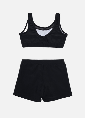 Черный летний раздельный купальник для девочки цвет черный цб-00251026 Teres