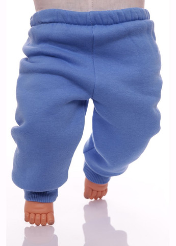 Блакитний зимній костюм на флісі для хлопчика трикотажний ведмедик блакитний 68 см (34118) BABYKROHA