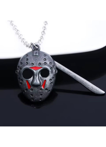 Брелок «Пятница 13» хоккейная маска Джейсона Вурхиза с тесаком Хэллоуин No Brand (362412771)