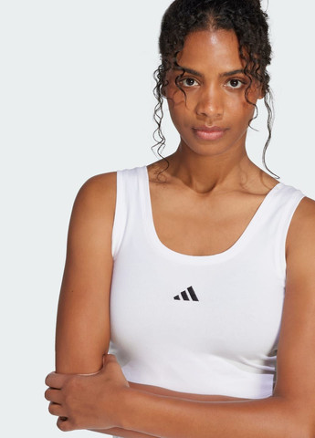 Майка Essentials Small Logo Cotton Lifestyle adidas - (350920054)