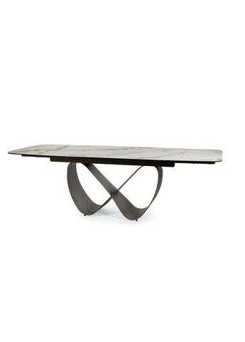 Стол обеденный раскладной INFINITY CERAMIC 160(240)*95 AMBER BIANCO/коричневый INFINITYBBR160 Signal (372178760)