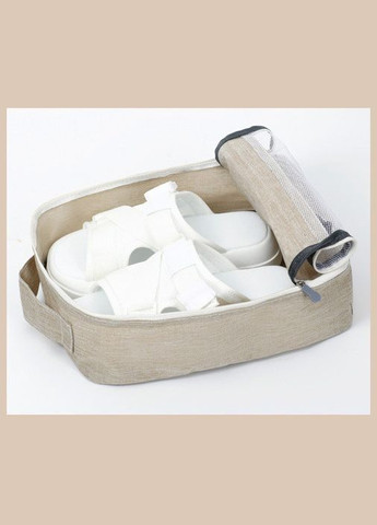 Сумка органайзер для обуви дорожная малая Серая ( код: IBH042S ) TRAVEL BAG (323139135)