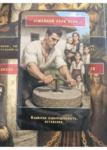 Метафорічні асоціативні картки (МАК) Тіні роду 55 шт. No Brand (365435226)