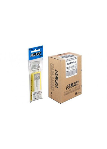 Лезо KB4-WS/3 пір'яне 3шт 0,5мм пиляльне лезо з вуглецевої сталі AK-4 HS-1 (11681) Olfa (306737614)