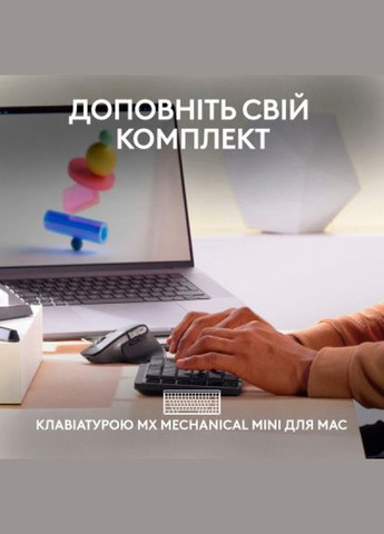 Мишка ey (910-006571) Logitech mx master 3s for mac performance wireless space gr (275092590)