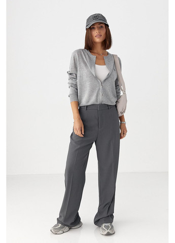 Классические женские брюки со стрелками Lurex (353036867)