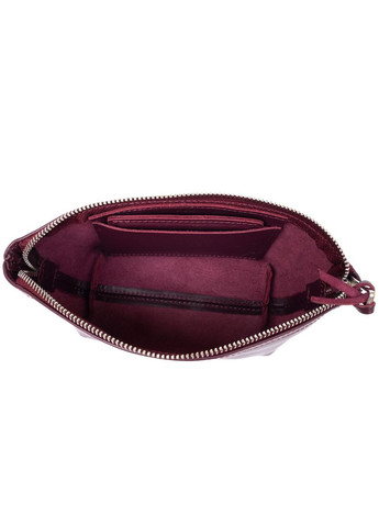 Женская косметичка из кожи Amelin 11300 Сливовая Grande Pelle (391606621)