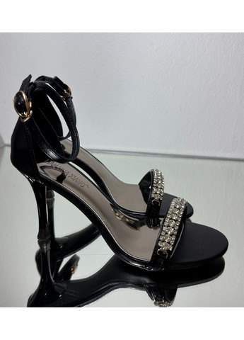 Жіночі босоніжки святкові із камінцями 8 см No Brand (351394514)