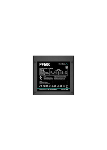 Блок питания (RPF600D-HA0B-EU) DeepCool 600w pf600 (275079045)