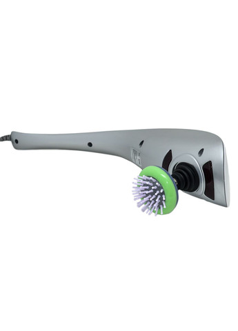 Ручний масажер ZET-718 універсальний вібромасажер для тіла з 10 насадками Zenet (316654269)