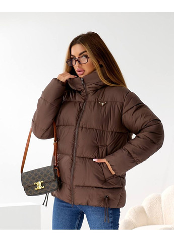 Темно-коричнева зимня куртка Україна UMButik