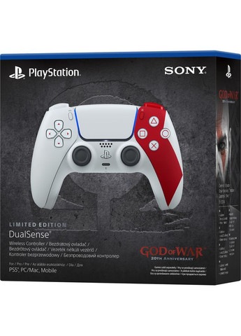Беспроводной контроллер DualSense (PS5) God of War™ 20th Anniversary Limited Edition Sony (372465039)