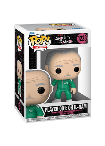 Фигурка Фанко Поп Игра в Кальмара Об Иль-нем Pop Squid Game Oh Il-Nam 10 см TV SG OIN 1223 Funko (317259252)