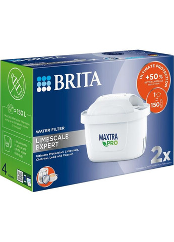 Набір картриджів MXPro Limescale 2 шт (1051767) Brita (322939294)