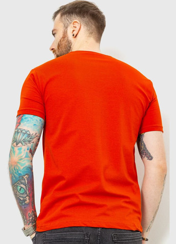 Терракотовая футболка мужская базовая, цвет терракотовый, Ager