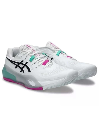 Белые демисезонные мужские кроссовки gel-resolution x clay белый Asics