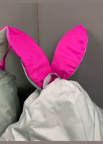 Крісло-мішок Зайчик Груша, MEGA XXXL - 160х120 Оксфорд 600D.PU.WR 314 Світло сірий SkyPuff (339871339)