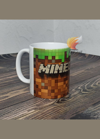 Чашка подарочная "Майнкрафт" 330 мл No Brand (328438988)
