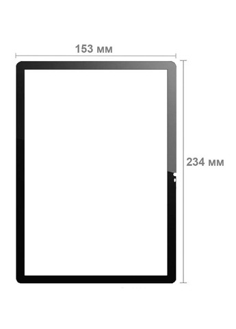Защитное стекло 10D для планшета Lenovo Tab M10 10.1" 3rd Gen (TB328) Black BeCover (280931871)