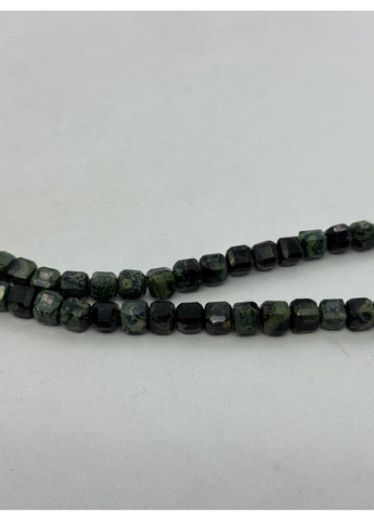 Яшма камбаба на нитці без застібки 7*7 мм 40 см Зелений No Brand (372468127)