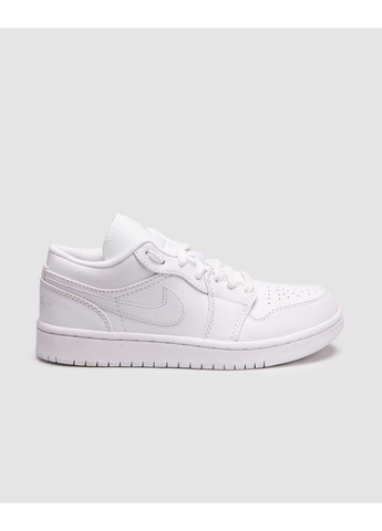 Белые демисезонные кроссовки мужские nike air jordan retro 1 low full white найк аир джордан No Brand