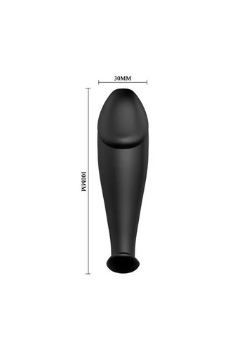 Анальная пробка Special Anal Stimulation Vibrating Penis Black Pretty Love (383101521)