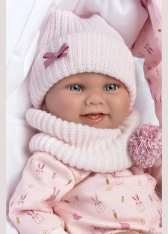 Пупс Nica Recien Nacida Porta Bebe¨ Magic Nature 40 см (73802) Llorens (340276573)