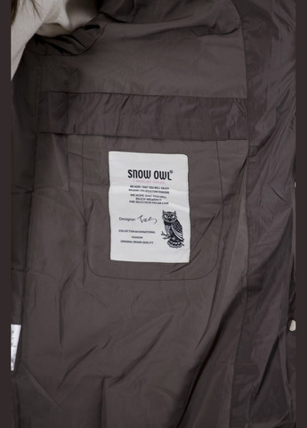 Коричневый зимний Пуховик No Brand