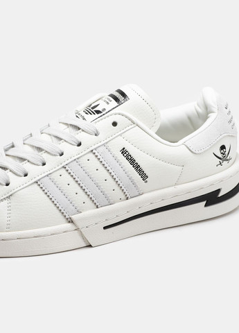 Кроссовки женские и мужские Adidas Superstar x Neighborhood white | Адидас Суперстар белые No Brand белые всесезоны (315155269)