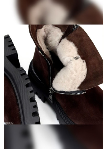 Зимние натуральные женские ботинки No Brand из натуральной замши