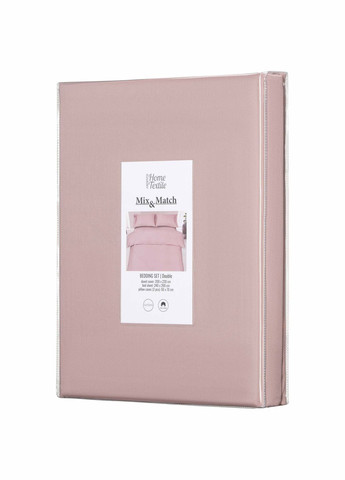 Комплект постільної білизни 200х220 см Mix&Match Пудра ART2022SP Ardesto (349443376)