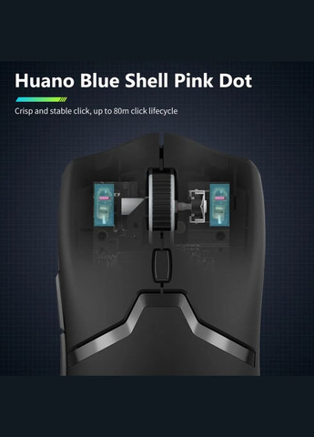 Мышь игровая M800 PRO (сенсор PAW3395) беспроводная, белая Delux (302245142)