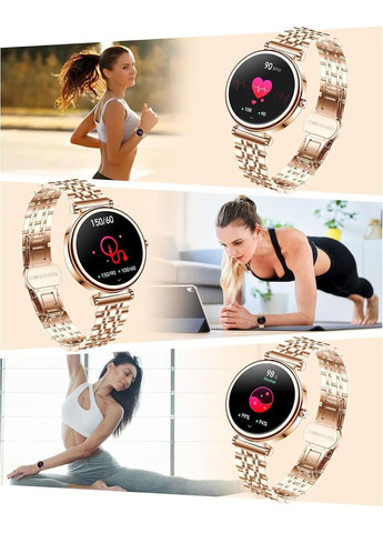 Смарт-часы Rollstimi Smart Watch с давлением, пульсом, кислородом, звонками для Android и iPhone, металл, 2 ре No Brand (333827473)