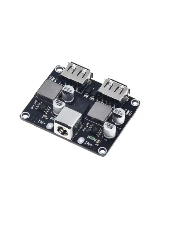 Модуль питания 2×USB-A для быстрой зарядки, вход 6–32V, поддержка QC, AFC, FCP, MTK PE No Brand (393919175)