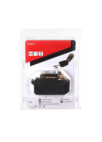 Набор бит насадок B-68317 (31 шт) в форме батареи LXT (7671) Makita (295033810)