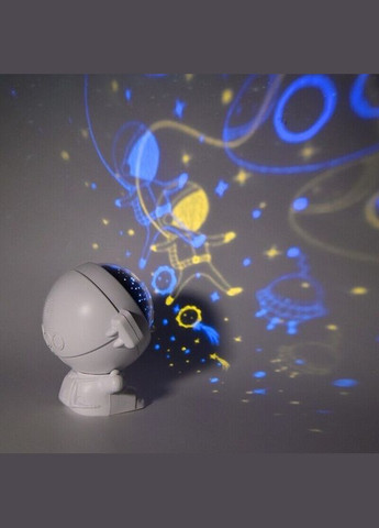 Акумуляторний мініпроектор зі змінними картинками, музикою Космонавт More (299665062)